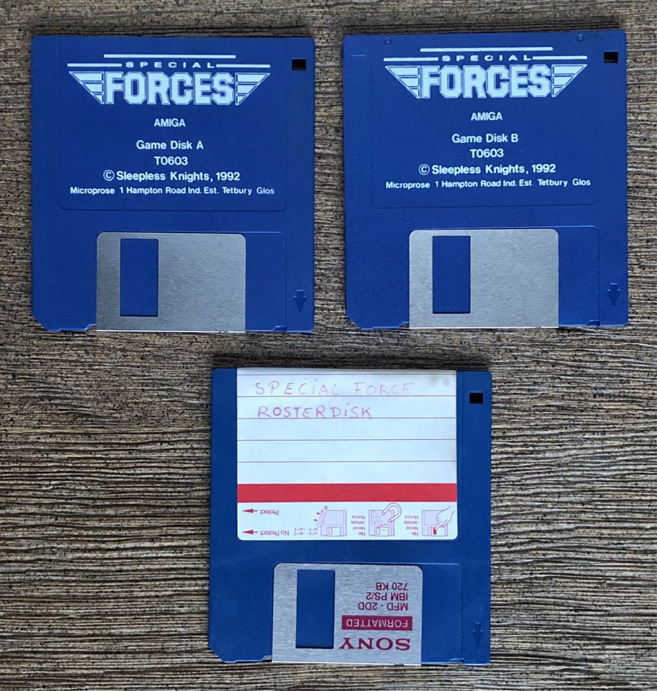 Gra taktyczna SPECIAL FORCES na komputer Commodore AMIGA 500 retro !!!