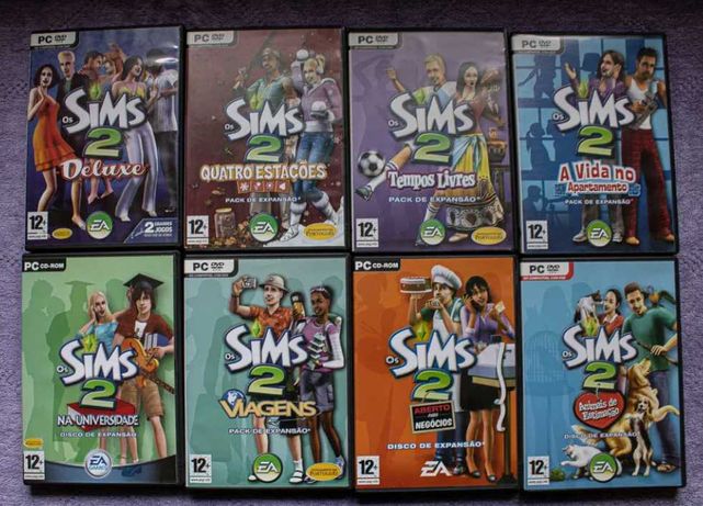 The Sims 2 (Deluxe + 7 expansões + 3 acessórios)