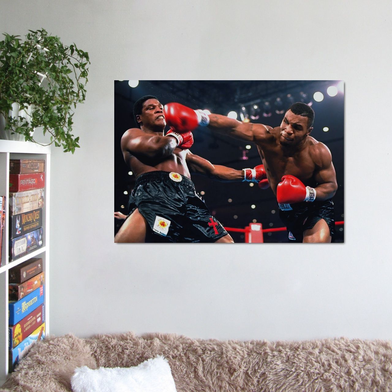 Майк Тайсон, бокс, Mike Tyson, постер, картина на полотні