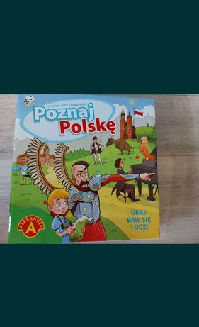 Planszówka Poznaj Polskę gra planszowa