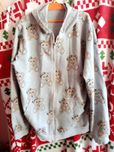 Bluza szara w misie, 158cm