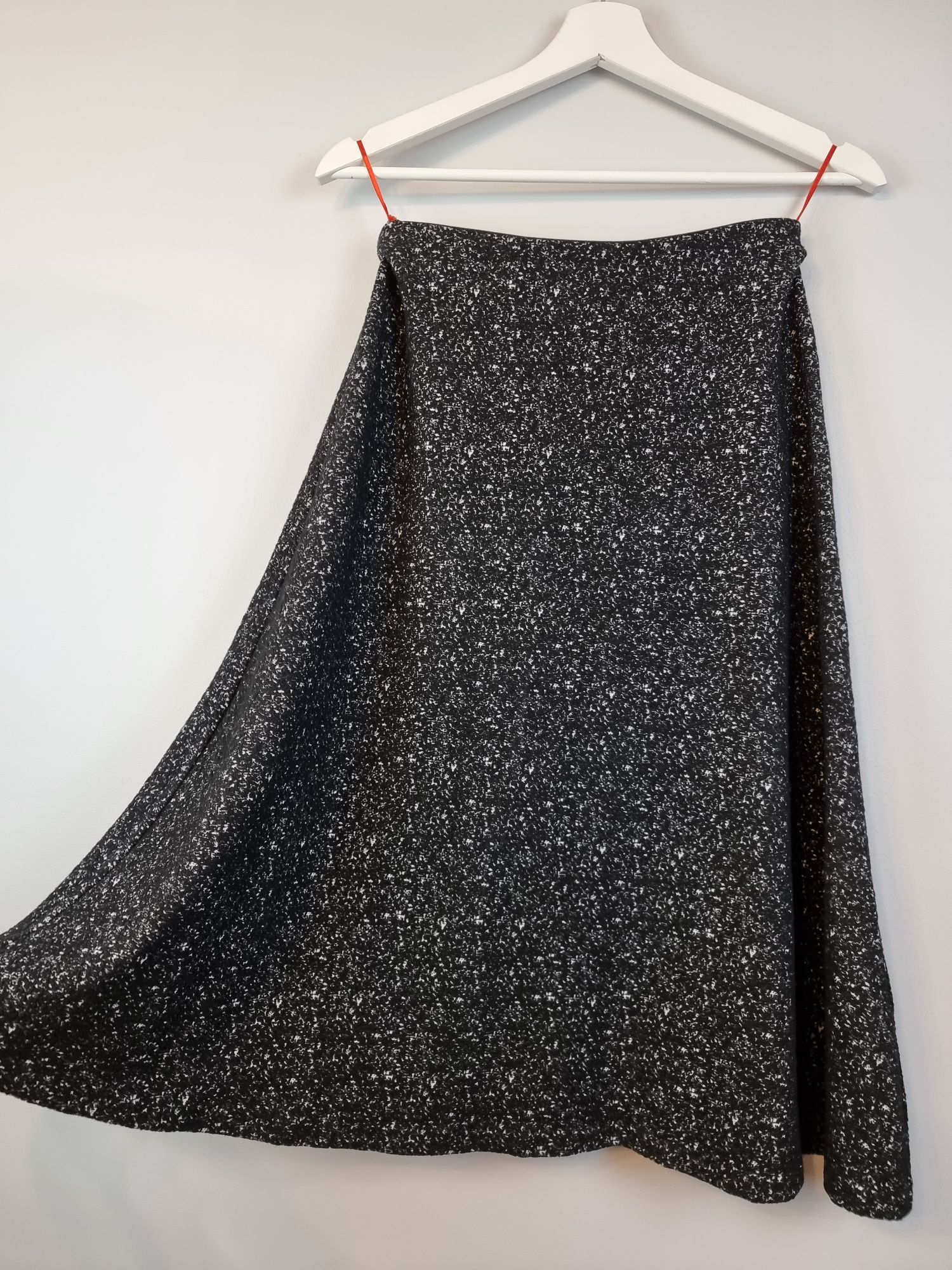 Spódnica tweedowa spódniczka czarna damska rozmiar M H&M
