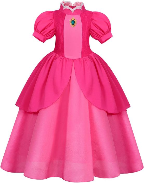 Elegancki Kostium Księżniczki Peach 110Cm