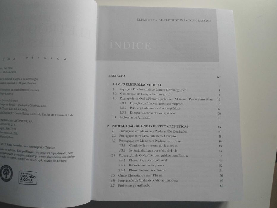 Elementos de Eletrodinâmica Clássica por Jorge Loureiro