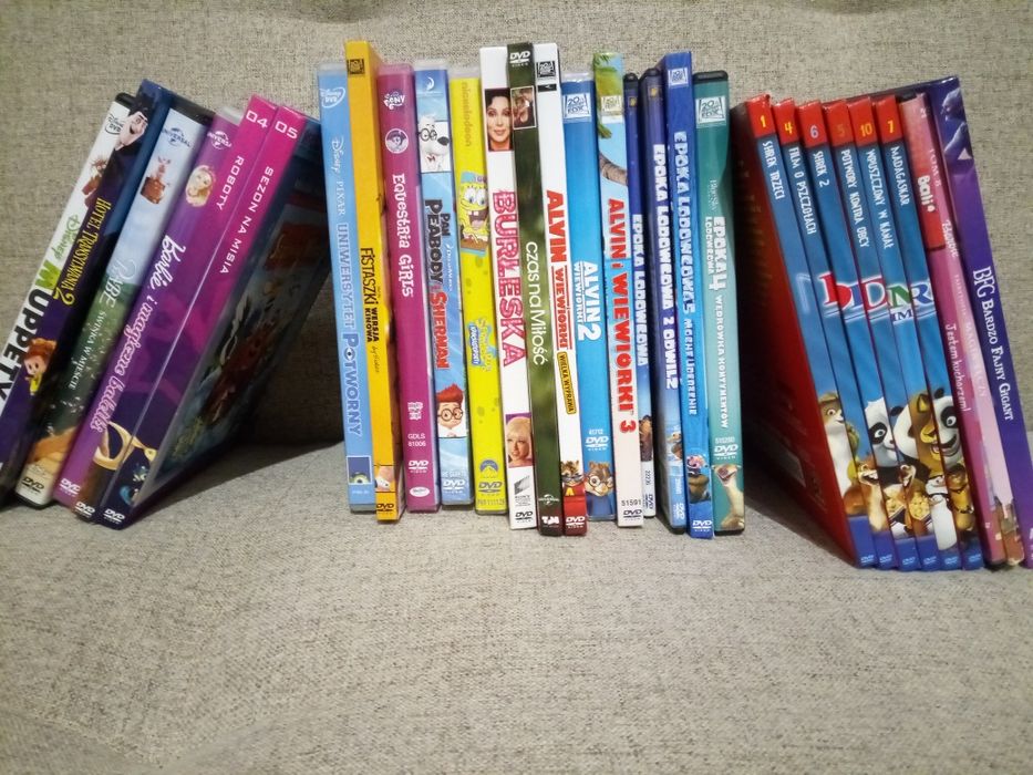 Bajki DVD 27 sztuk +2 filmy
