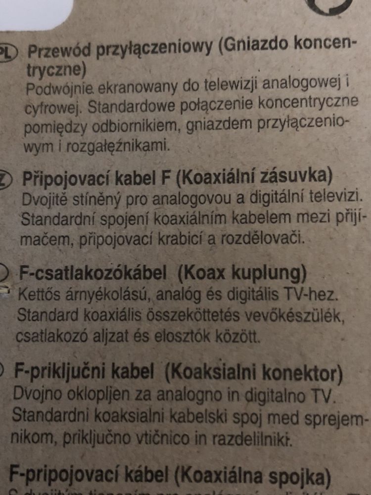 Przewód przyłączeniowy 3m