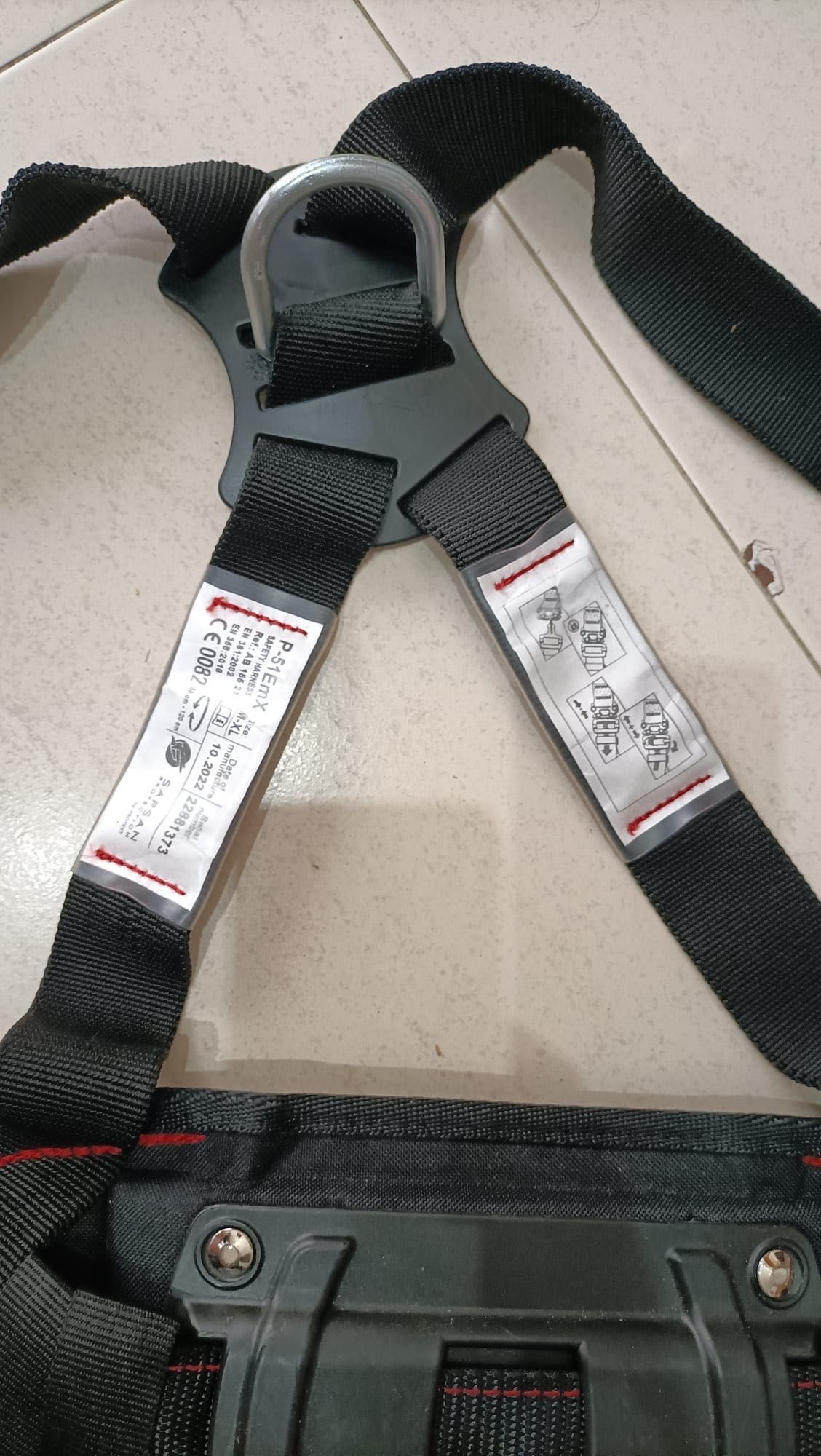 Arnês de segurança altura + capacete
