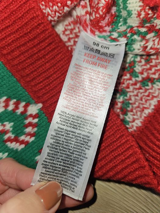 Sweter świąteczny Pepco r.98cm