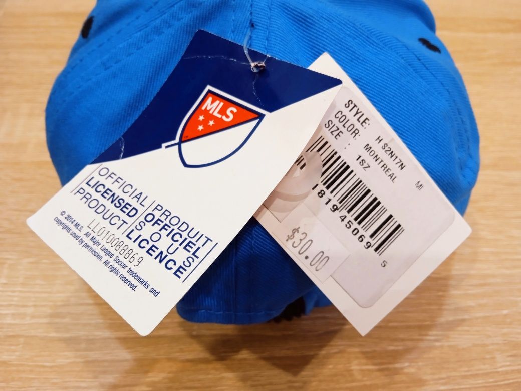 Кепка бейсболка Adidas MLS Montreal Impact Blu .