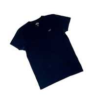 Hollister navy T-shirt koszulka z haftem retro 90s streetwear basic