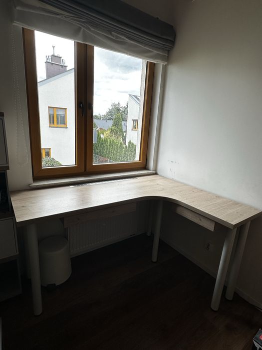 Biurko narożne, na wymiar od stolarza 166 cm dl 130 szer