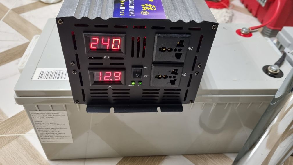 Інвертор 12V з чистою синусоїдою 5000W Pure Sine Wave Inverter DC 12V