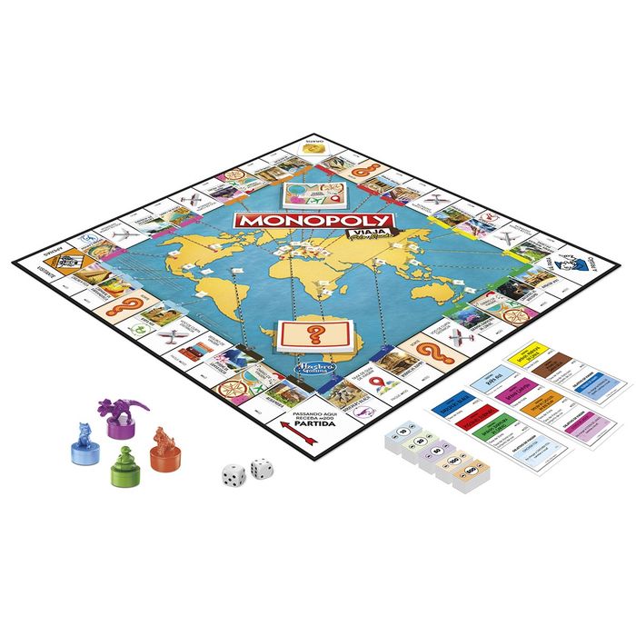 Jogo de tabuleiro : Monopoly - Viaja pelo mundo
