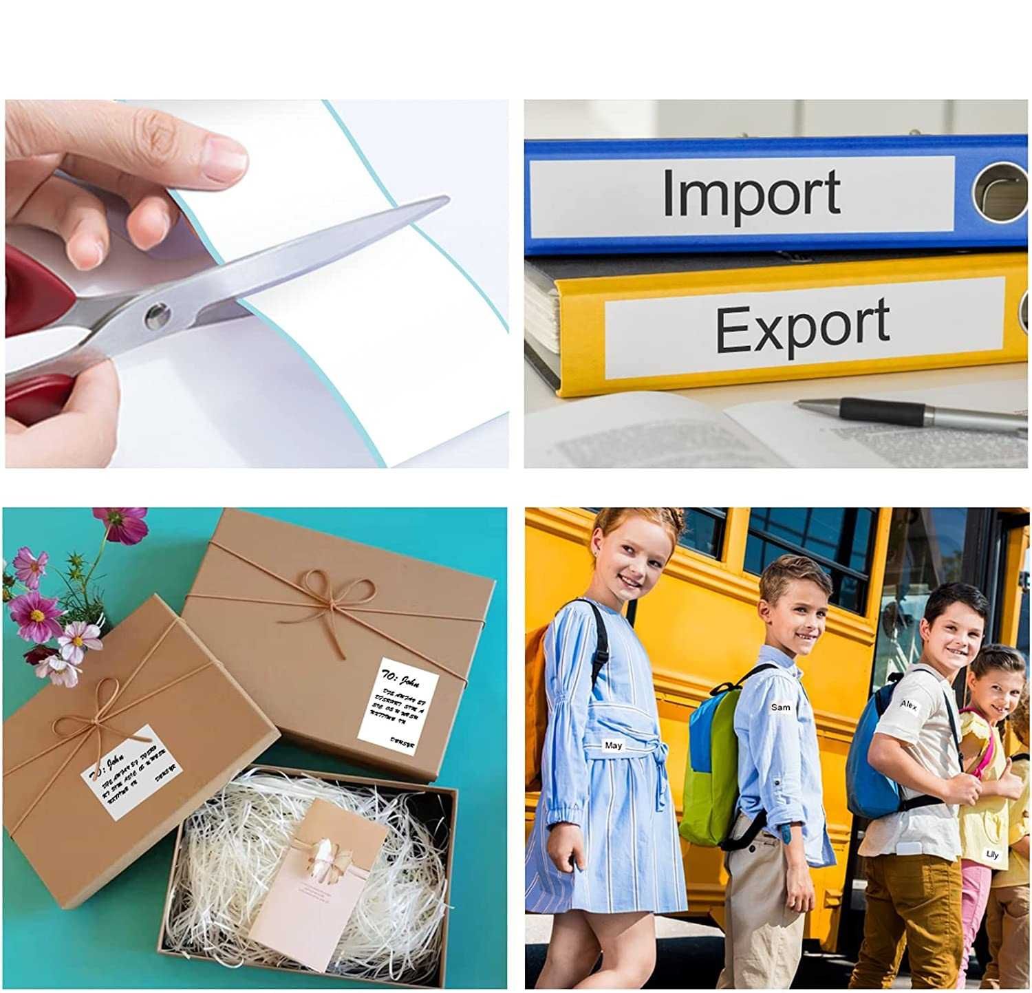 50szt papier samoprzylepny termiczny do mini drukarki drukuś z margine
