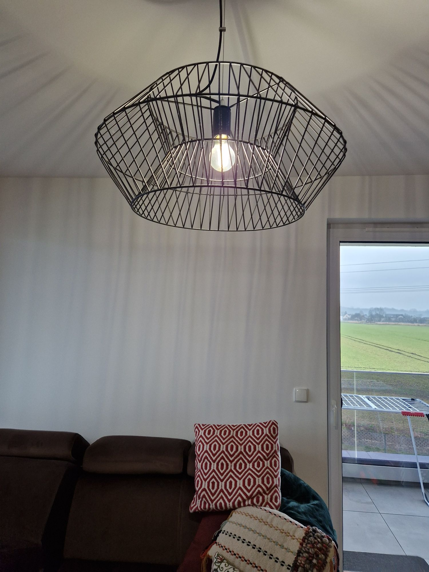 Lampa metalowa loft do salonu sypialni kuchni
