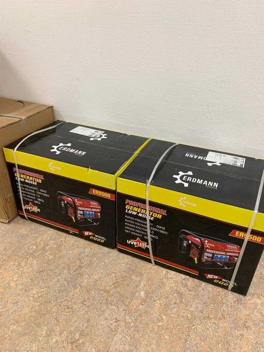 Из Германии !! Генератор, бензогенератор 4,8 Кв Erdmann ER 9500 | Медь