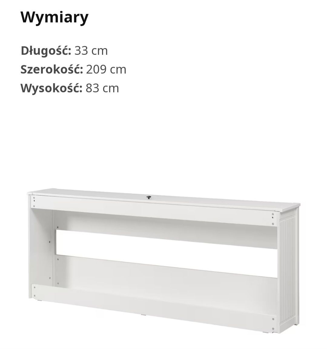 Rozsuwane łóżko Hemnes Ikea+ pojemnik na materace.