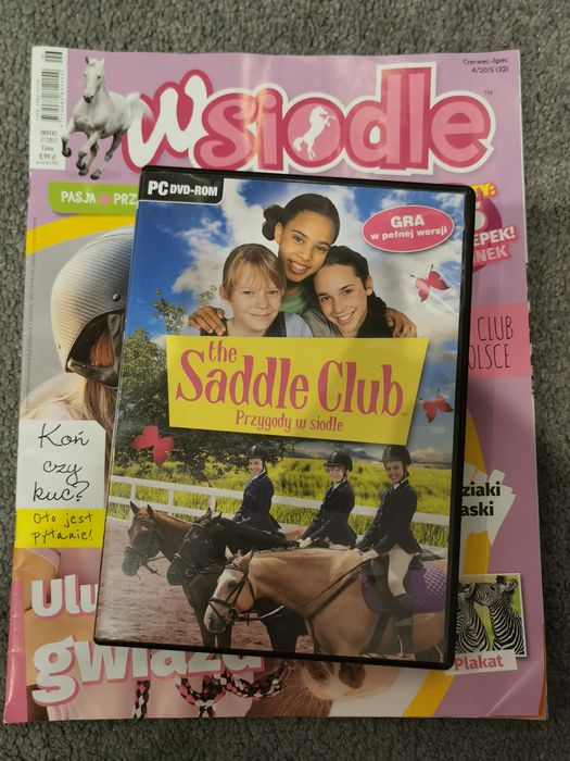 w siodle gazetka gra the saddle club