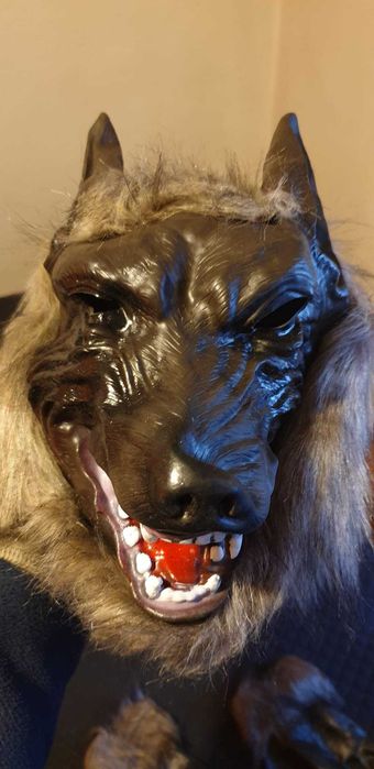 Halloween Máscara Lobisomem / Werewolf costume mask