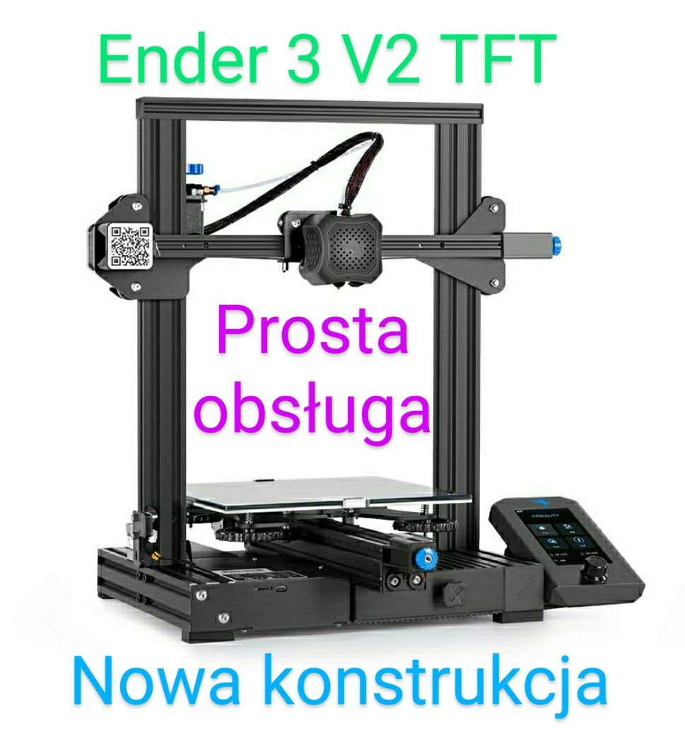 Drukarka 3D Ender 3 V2 nowa konstrukcja