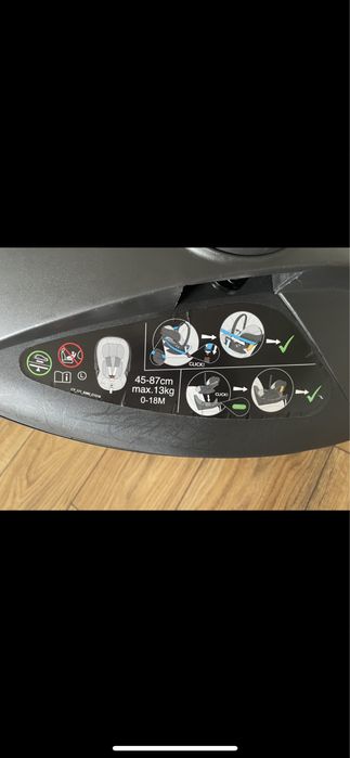 Fotelik Cybex Platinum + adaptery do fotelika