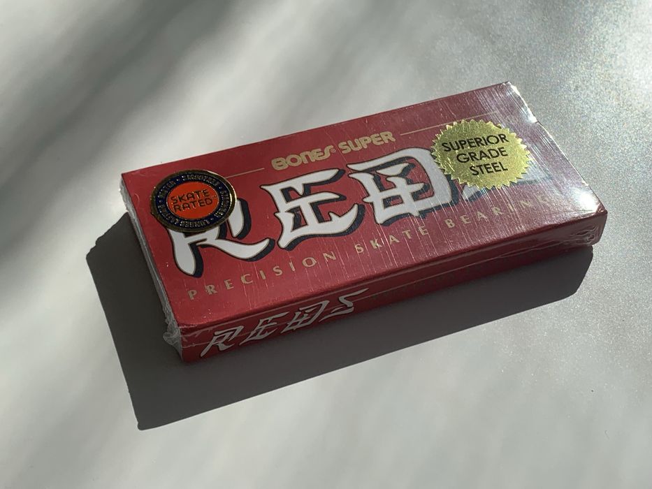 Підшипники Bones Super REDS , Ролики Скейт Самокат, упаковка 8 шт
