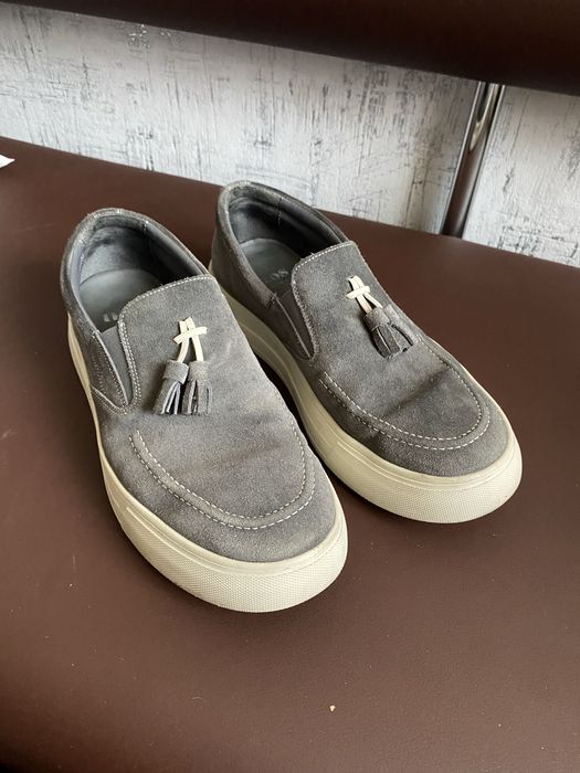 Лофери чоловічі сірі 43 розмір