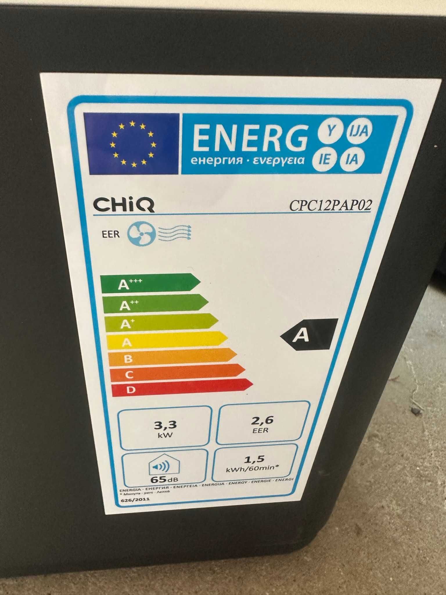 Przenośny klimatyzator CHIQ 12 000 BTU 3w1 3350W