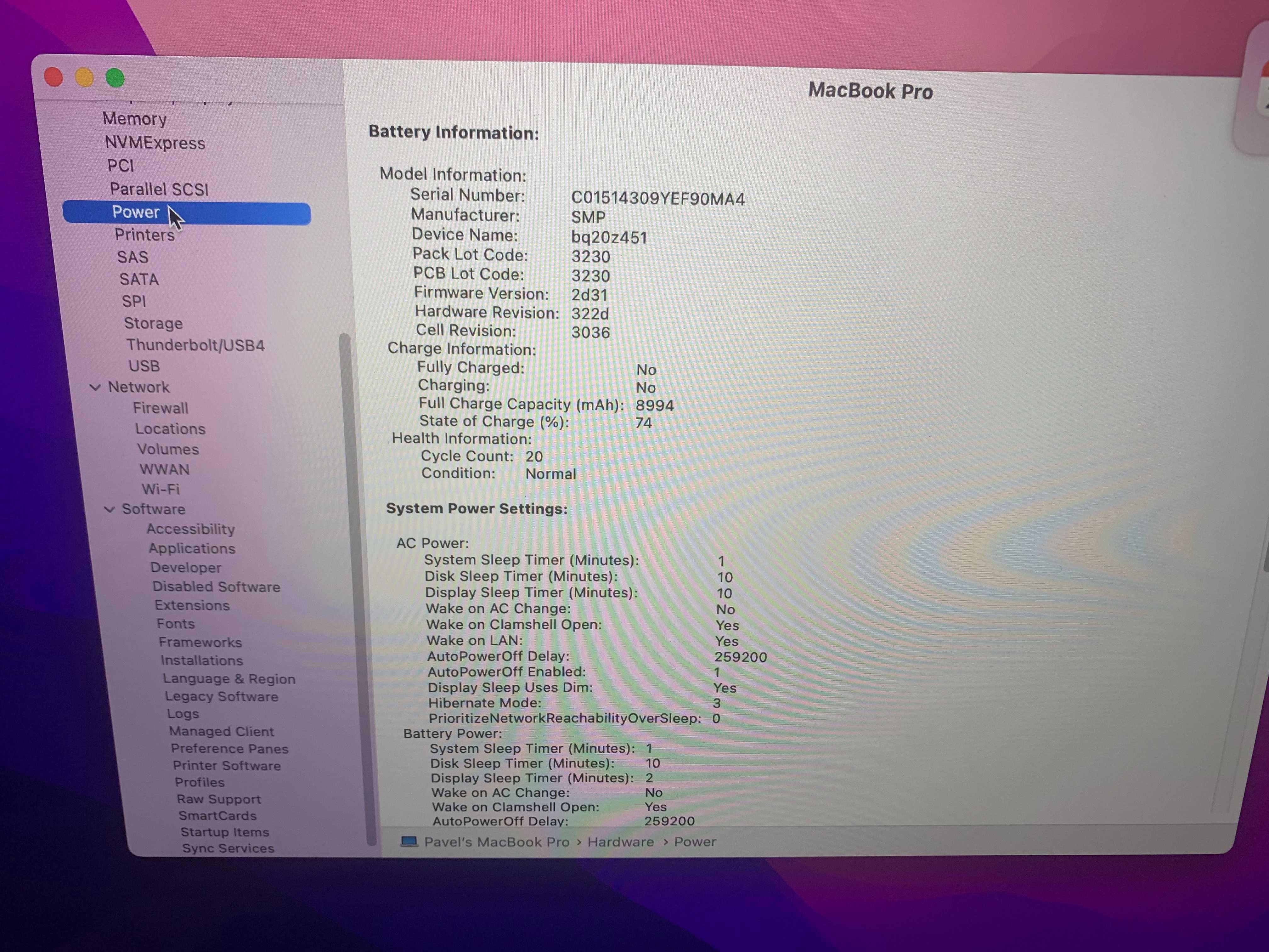 MacBook Pro 2015 15 16Gb 512Gb SSD