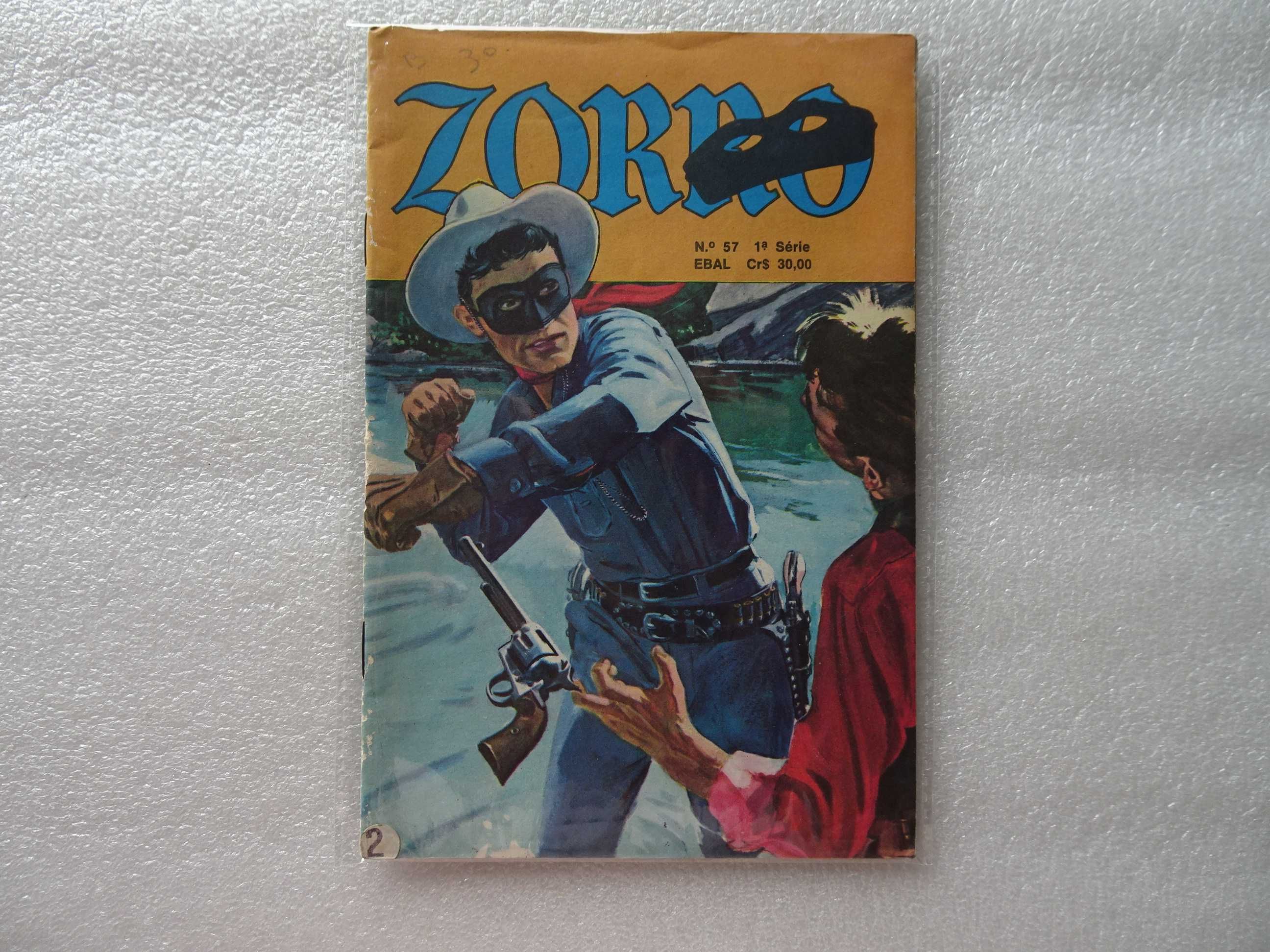 Livro EBAL - Zorro nº 57 (1ª série)