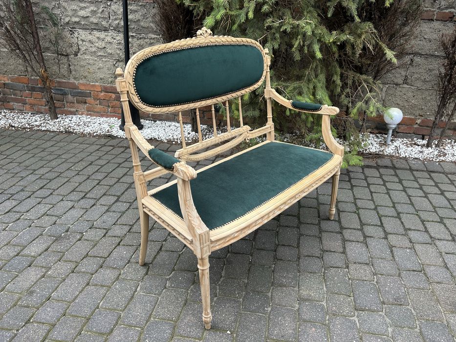 Antyczna Sofa Kanpa Ławka Ludwik Fotel Antyk Po Renowacji Uniakt !