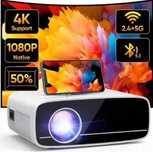 AKATUO XR21 Projektor 4K 15000l 1080p 5G WiFi Bluetooth zoom