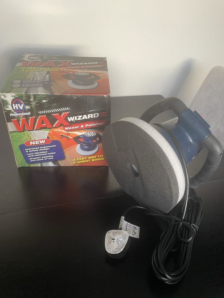 Polerka Wax Wizard III – NOWY w kartonie (brak padów), średnica 230 mm