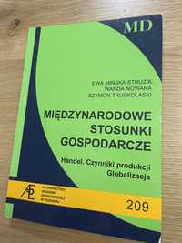 Książka, Międzynarodowe  stosunki Gospodarcze, Md 209