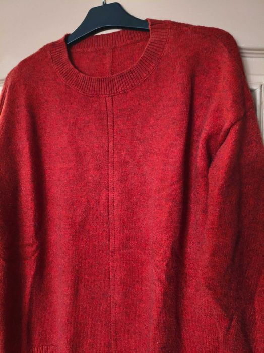 Sweter damski rozmiar XL ceglany