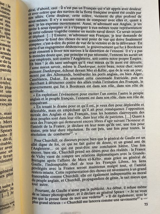 Livro François Kersaudy “ De Gaulle et Churchill”