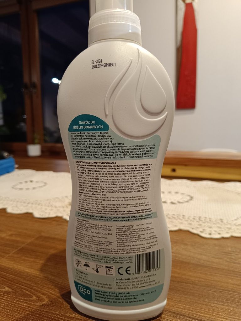 Nawóz do roślin domowych 1 litr