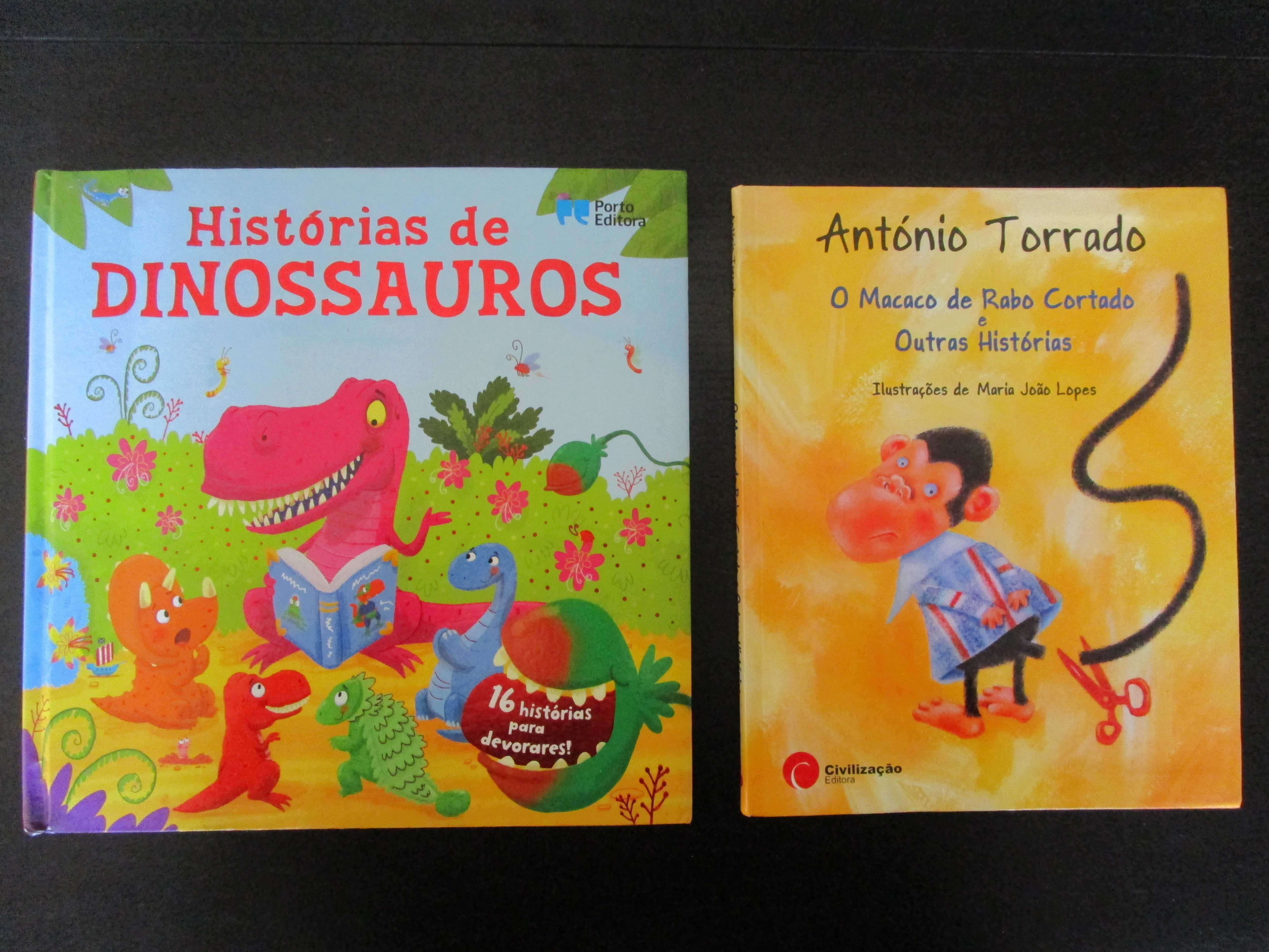 Livro para Crianças "Histórias de Dinossauros" Praticamente Novo!