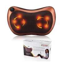 Массажная подушка для шеи, спины и тела MASSAGE PILLOW на 8 роликов