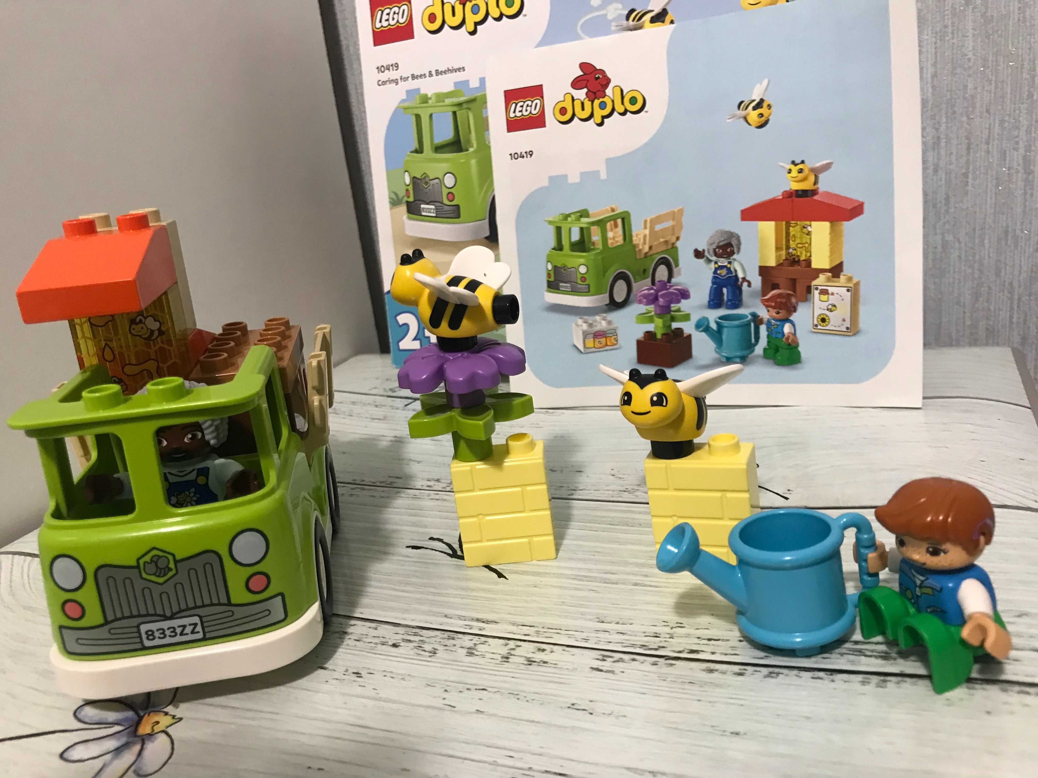 Конструктор Лего Дупло Пасека с пчелами и ульями. Lego Duplo.