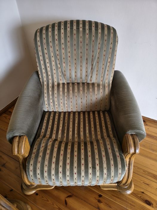 Dwa fotele Sławno drewniane