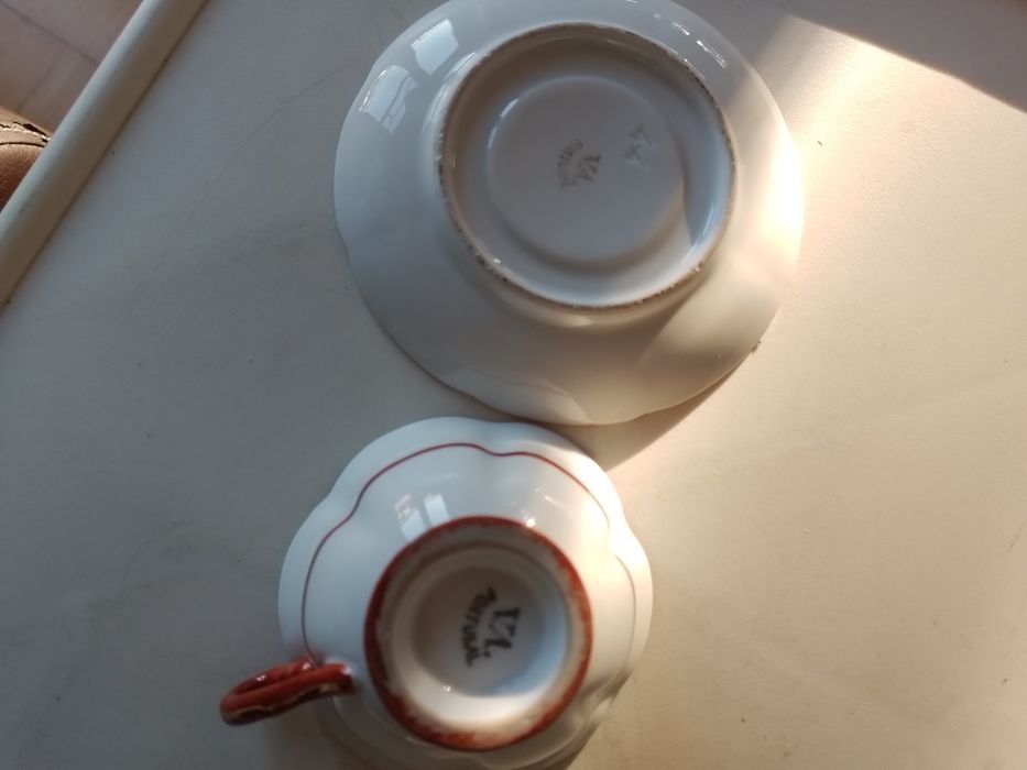 Chávena de café com pires porcelana Vista Alegre