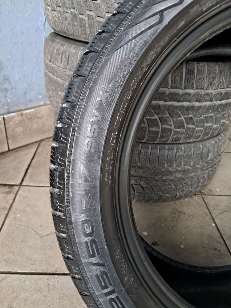 4x opony zimowe NOKIAN WR A4 215/50 R17 95V XL 2018 bardzo dobry stan