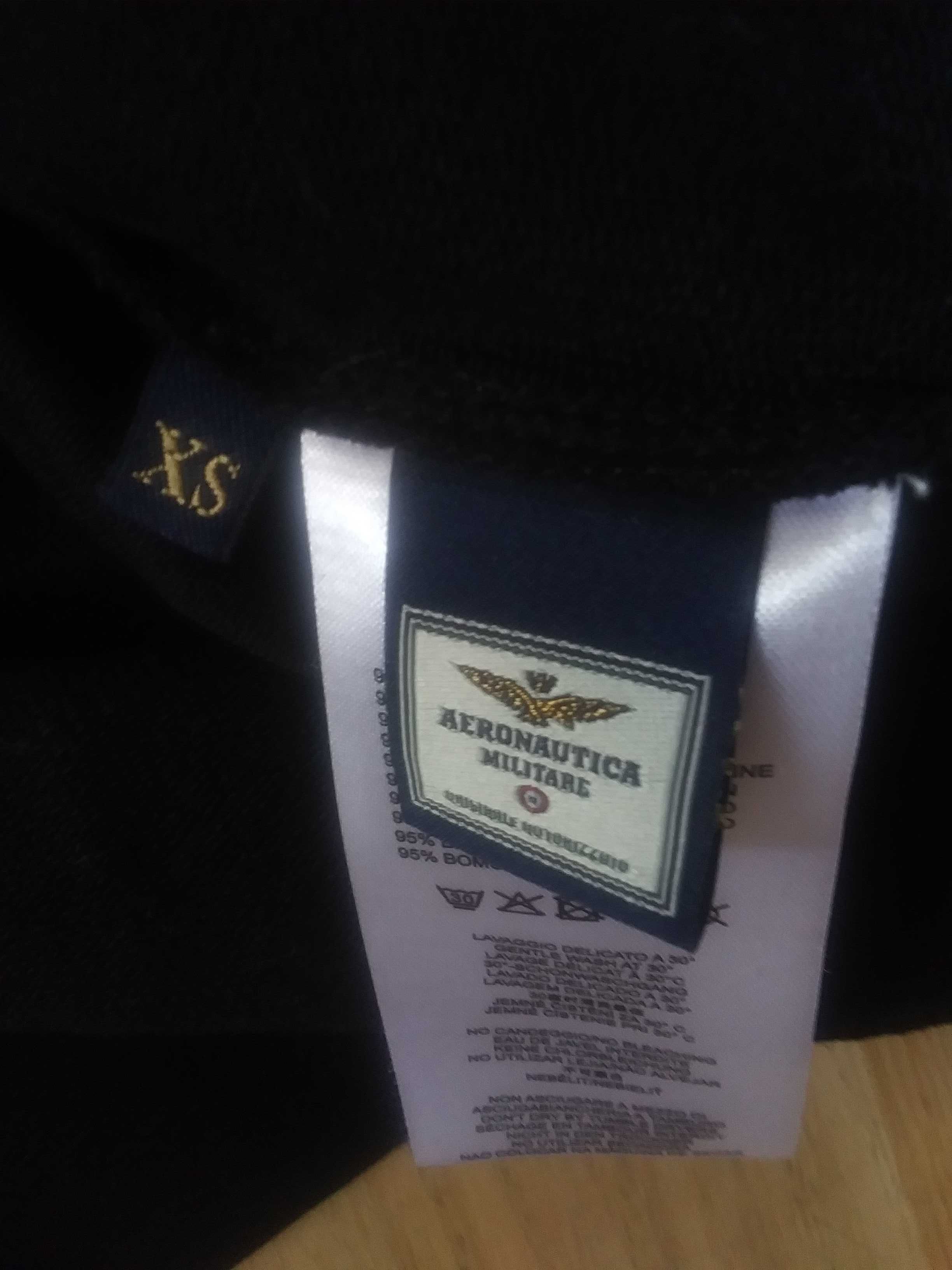 Bluza czarna Aeronautica Militare XS NOWA