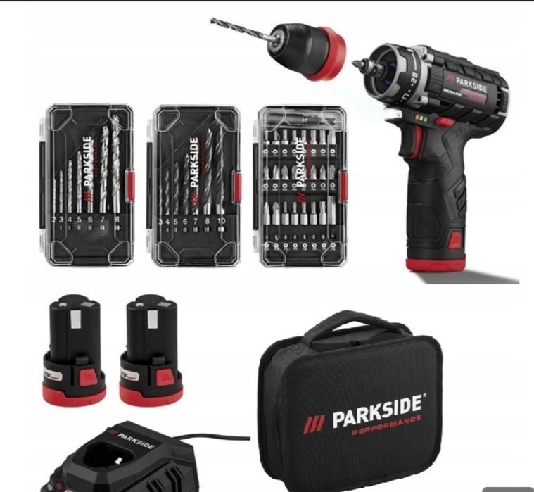 Wiertarko Wkrętarka Parkside Perfomance NOWA