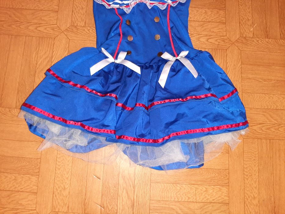 Карнавальный костюм Морячка, Матроска ,Ann Summers от 12-16 лет.