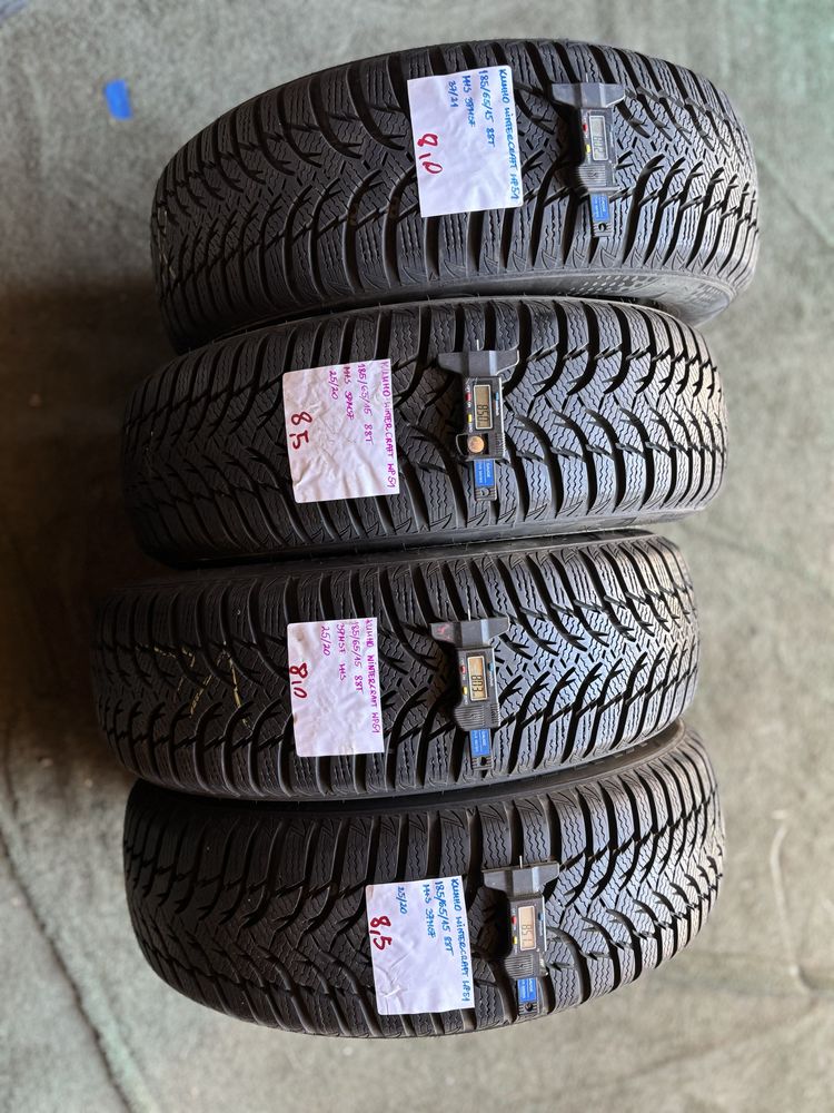 4x 185/65R15 88T KUMHO WINTERCRAFT WP51 opony zimowe M+S 3PMSF RANT