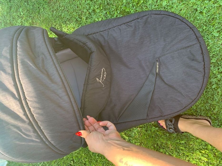 Wózek bliźniaczy junama diamond duo, foteliki, spacerówka