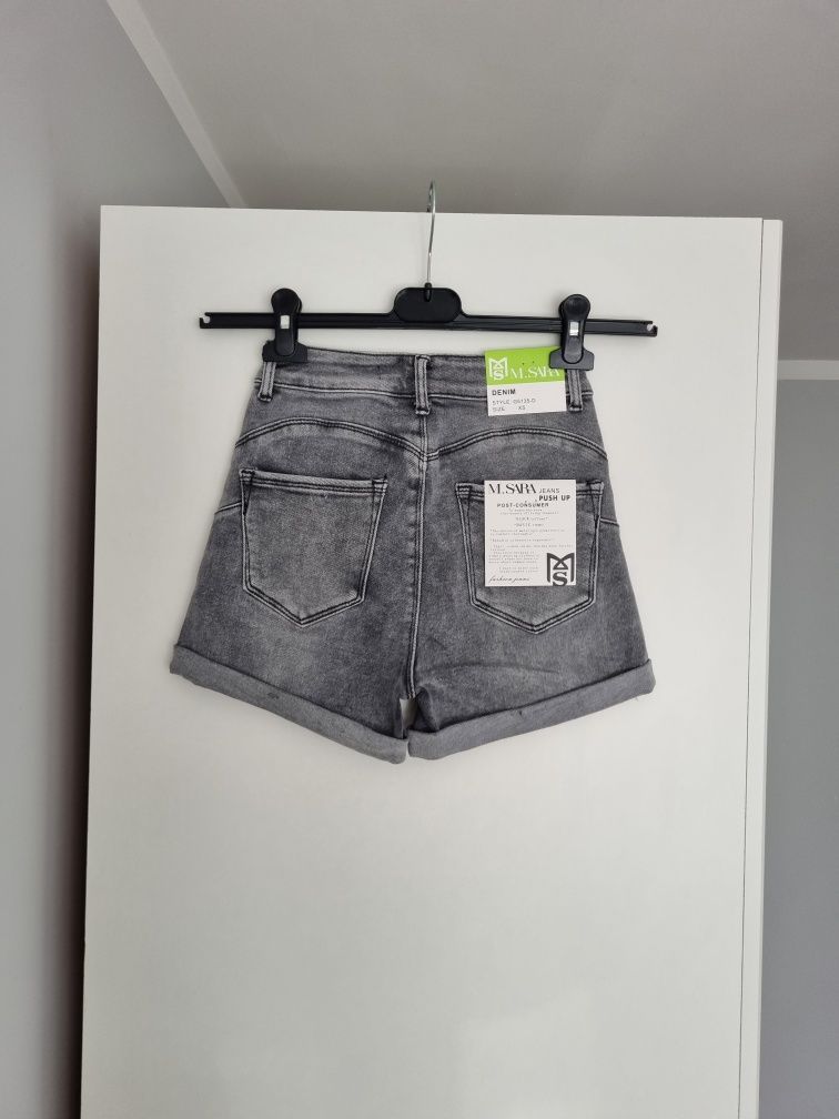 Nowe spodenki jeansowe M.Sara r. XS