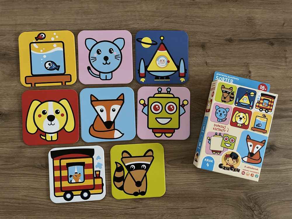 Puzzle czuczu dwuelementowe